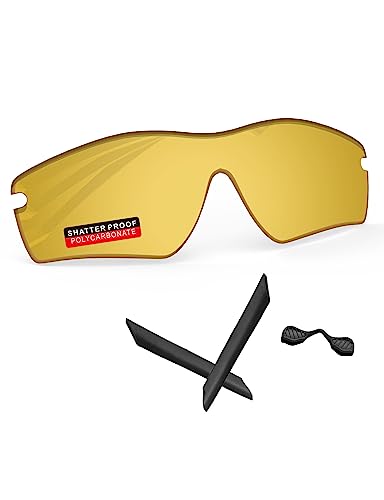 Image of PRO+ Polycarbonate Replacement Lenses & Rubber Kits for Oakley RadarLock Series Sunglasses