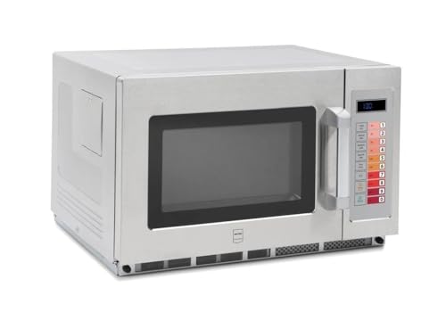 METRO Professional Micro-ondes GMW1034D, Inox, 57,4 x 52,8 x 36,7 cm, 1800 W, 34 L, 100 Programmes, Minuterie 60 min, Commande tactile, Argenté