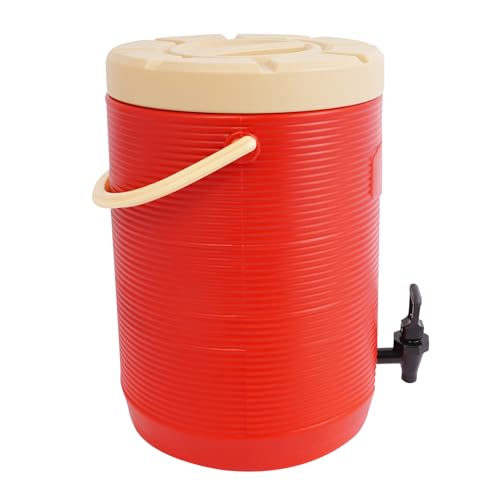 ROGONPDK Calentador de cubo aislado de 17 litros con tapa, recipiente aislante de acero inoxidable con grifo, dispensador de bebidas calientes y frías, recipiente térmico, dispensador de bebidas, para - imagen 4