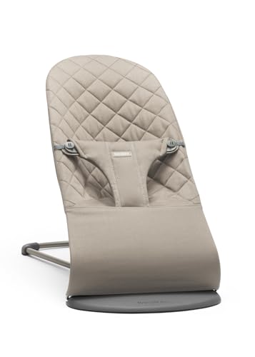 BabyBjörn Transat Bliss, Tissé, Matelassage classique, Gris sable