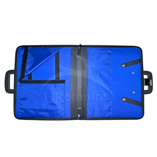 Masonic Apron and Chain Collar Case Black with Handle, Imitation Leather | Art Portfolio Carrying Bag4