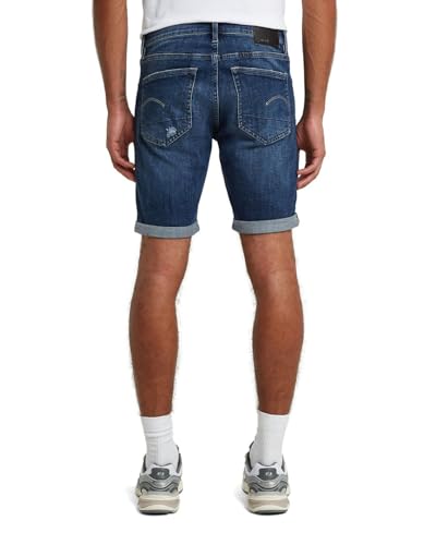 G-STAR 3301 Slim Denim Shorts, Size 29, Color Blue – Ansicht 2