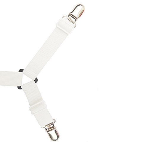 Adda, 4 clip per materasso, regolabili per letto e...