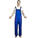 Produktbild HOLULO Latzhose Arbeitshose Herren Classic Arbeitslatzhose für Handwerker KFZ Gärtner Mechaniker (Blau, L)