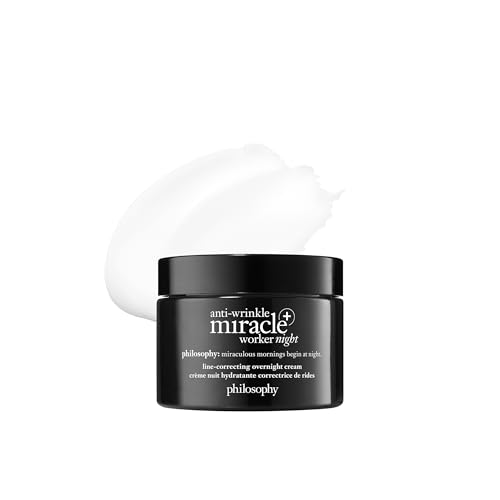 15 Best Luxury Face Creams for Women Over 50: Premium Picks That Actually Deliver 4 philosophy anti-wrinkle miracle worker line-correcting overnight cream face moisturizer - with vitamin C & hyaluronic acid - counteracts stress-induced damage for smoother skin - 2 fl oz