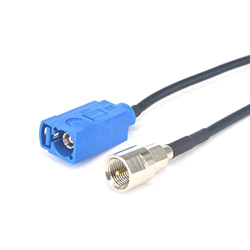 10 Pieces FME Male to Fakra C Female Coaxial Adapter Pigtail Jumper Cable 20CM RG174