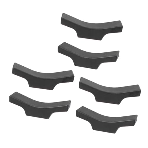 CIYODO 6pcs Melamine Chopstick Rest Kitchen Spoon Holder Chopstick Stand Chopstick Organizer Melamine Chopsticks Holder Spoon and Chopstick Rest Chopstick Racks Chopsticks Rack Black