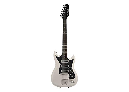 Hagstrom HIII-WHT Retroscape Series HIII Blanc - Les Beatles, Paul McCartney, John Lennon, RIngo Starr, George Harrison Hagstrom HIII-WHT Retroscape Series HIII Blanc – Image 4
