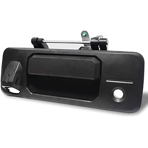 SYOAUTO Tailgate Handle for 2014-2019 Toyota Tundra and 2016-2020 Toyota Tacoma Liftgate Latch Handle with Rear Camera Hole Replaces# 69090-0C090, 69090-0C091 Cover