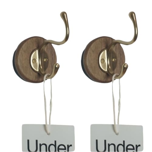 2 Pcs Magnetic Hooks Neodymium Magnet Wall Hooks for Hanging Coats Robes Backpacks Bags Hats Keys Mugs Cups Towels