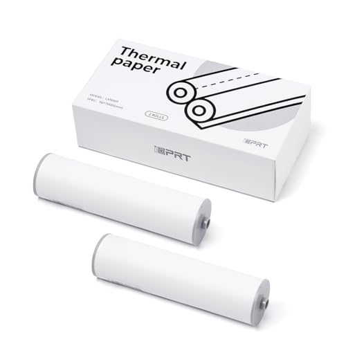Papel térmico A4 iDPRT rollos de 4.33 pulgadas compatible con M08F HPRT MT810 MT890