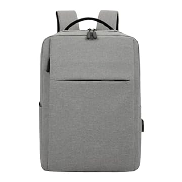 TOKSHOP - Mochila para Notebook Reforçada Impermeável Com Entrada USB - Notebooks de até 15.6 Polegadas, Capacidade 25 Litros, Acabamento Resistente, Qualidade Premium - Cinza