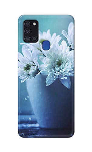 Image of PRINTFIDAA Flowers in The Glass On The Table Printed Designer Hard Back Case Cover for Samsung Galaxy A21S, SM-A217F / DS, SM-A217M / DS, SM-A217F / DSN -(SS) MVN1002