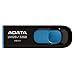 ADATA UV128 128GB USB 3.0 Retractable Capless Flash Drive, Blue (AUV128-128G-RBE)