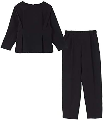 Amazon ティティベイト Titivate デザインタック トップス パンツ セットアップ Btxu0545 M ブラック ロングパンツ 通販