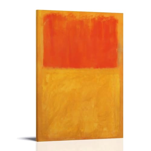 Toile de Mark Rothko Orange et marron pour décorer votre salon