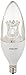 Philips 458687 60W Equivalent Dimmable Candelabra Base Decorative Candle LED Light Bulb with Warm Glow Effect