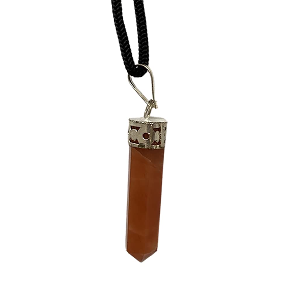 VIE Pencil Pendant, Red Aventurine, 25-30mm