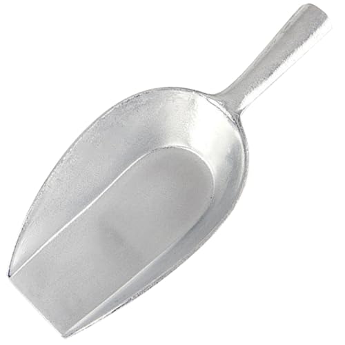 SHINEOFI Pala de Aluminio para Hielo y Alimentos Secos Tamaño Grande Cuchara de Aleación de Aluminio Multifuncional para Cocina Adecuado para Bar Restaurante y Uso Doméstico