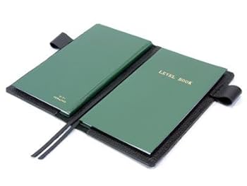 Amazon | 2冊用測量野帳レベルブック本革レザーカバー・シボ革