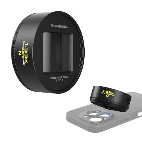 Image of Freewell Neutral Streak 1.33x Anamorphic Lens with 17mm Mount- Cinematic Wide-Screen Lens with Natural Light Streak Effect, Perfect for Night Cityscapes, Filmmaking, and Creative Video Production