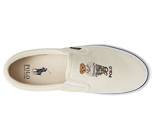 POLO RALPH LAUREN Keaton Slip-On Sneaker Cream 9 D (M) : Buy POLO RALPH LAUREN Keaton Slip-On Sneaker Cream 9 D (M) : Buy