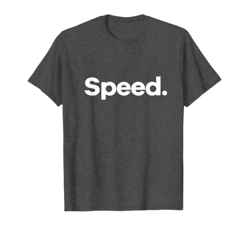 that Says Speed T-Shirt, Men, Dark Heather Grey, 3X-Large