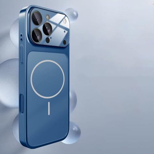 Coque verre trempé iPhone 14 15 16 17 Pro Max chargement magnétique