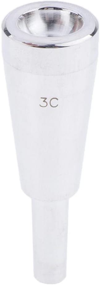 3C Size Silver Heavy Trumpet Mouthpiece Booster for Brass Instruments