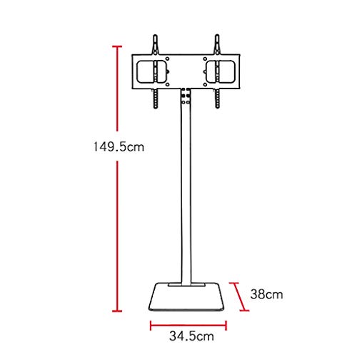 Soporte de Piso para TV y Monitor Universal miniatura 2