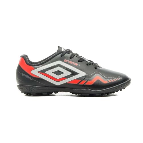 Chuteira Umbro Society Prisma Jr Preto Laranja e Branco - Infantil - 29 - Preto