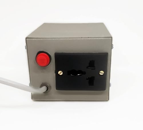 Image of KUNDIP 350W Step-Down Transformer 220V to 110V | Continuous Use 24x7 | 100% Copper Wound | Metal Body | CE & ERTL Certified | For USA Appliances in India