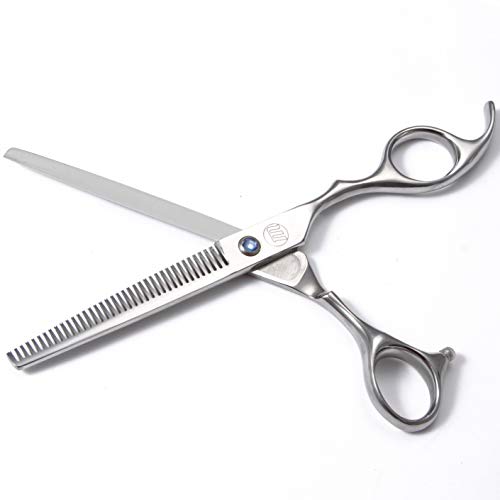 Image of Moontay Professional Dog Grooming Scissors Set, 7 Inch /8 Inch Pet Scissors - Curved & Thinning Shears for Dogs