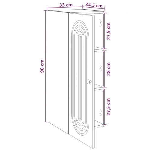 Armoire murale bois vieilli pour optimiser un petit espace - 3