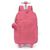 Mochila de Rodinha Escolar Feminina Notebook Up4You 51610 (Vermelho)