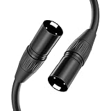 Yinker XLR Cable Male to Male, 3 Pin Male to Male Microphone Cable with Oxygen-Free Copper (5ft/1.5m