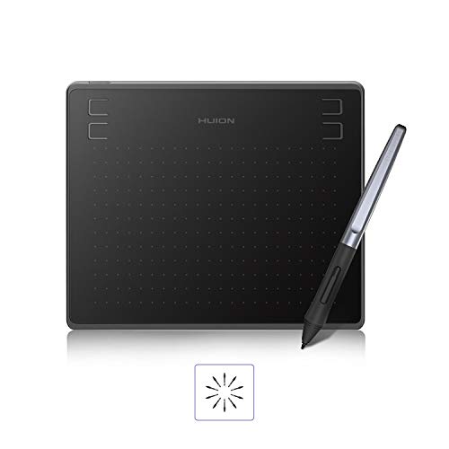 HUION HS64 Graphics Drawing Tablet Android Support Pen Tablet with Battery-Free Stylus 8192