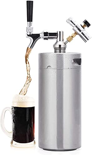 Portable Household Beer Dispenser, Economical For Beer Brewing, With Adjustable Faucet Kit For Storing Beverage Dispensers(3.6L)