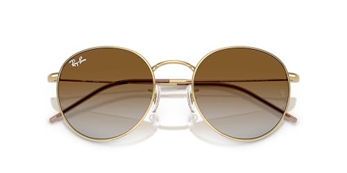 Ray-Ban RBR0103S Round Reverse Sunglasses, Gold/Clear Gradient Brown, 55 mm - image 5