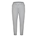 Mens Thick Fleece Sweatpant Casual Warm High Waisted Tapered Joggers Fashion Outdoor Hiking Workout Stretch Pant Gray