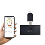 Reflex Wireless Smart Ketone Breath Meter | 80% Cheaper Than Ketone Test Strips | 3-in-1 Breath/Gas Detector | Ketone Meter Monitor | Real-Time Fat Burning Rate | Free Apps