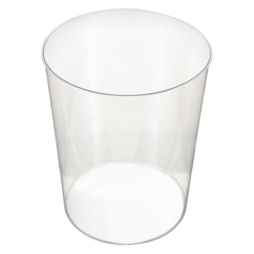 Caneca de basura plástica cilíndrica blanca 14L