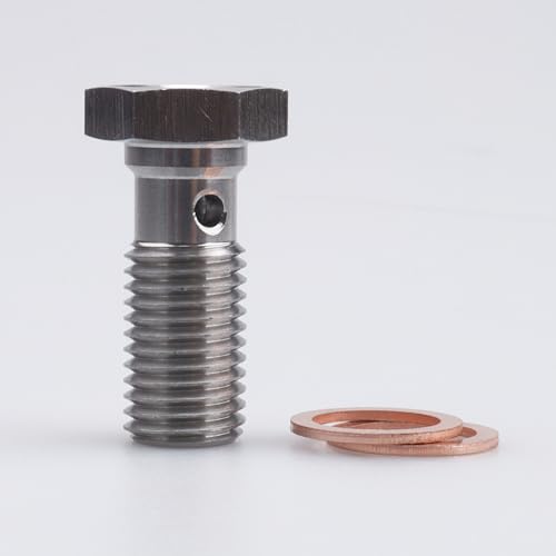 Image of AC PERFORMANCE M10 x 1.25 Banjo Bolt, 24mm UHL, Stainless Steel