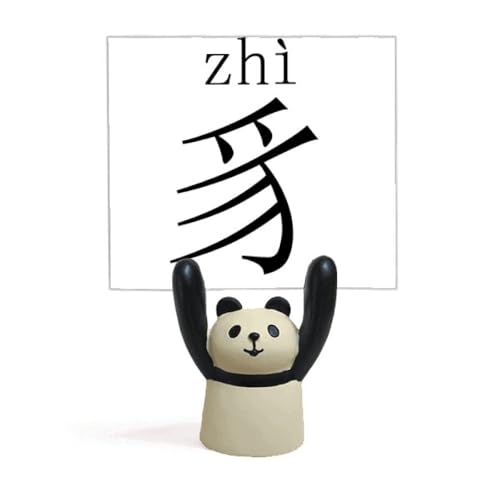 Porte-mémo Zhi en motif panda, une décoration de bureau raffinée