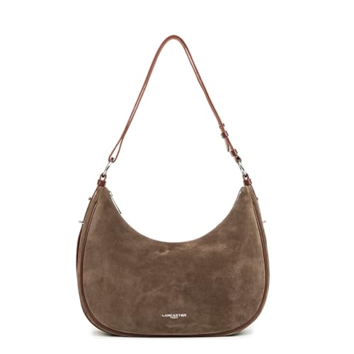 Grand sac besace LANCASTER suède italien | Sac bandoulière femme tendance
