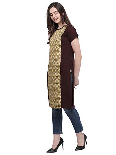 Image of Sanisa Women's Crepe Digital Printed Kurta