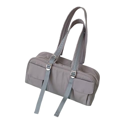Sac à bandoulière en nylon grande capacité avec poignée chic pour femme