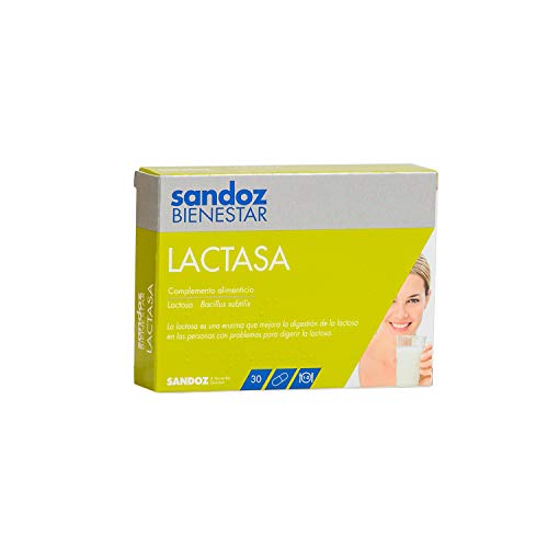 SANDOZ FARMACEUTICA, S.A. Bienestar Lactasa, Blanco, 30 Unidades