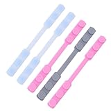 Healeved 5 Pezzi Fascette per Mascherine in Silicone Antiscivolo, Protezione le Orecchie, ...