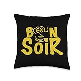 Bonsoir Throw Pillow